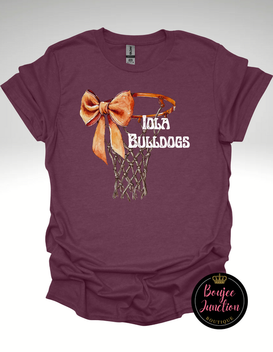 Iola Bulldog Basketball Goal Tee