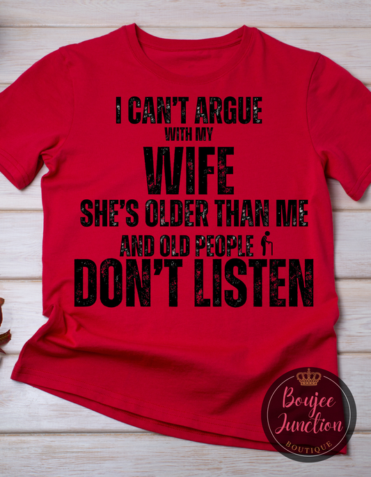 I Can't Argue With My Wife Transfer