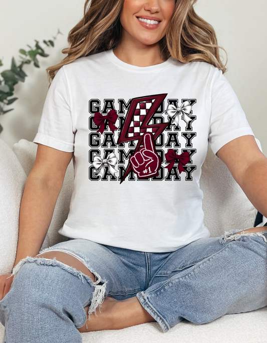 Game Day with Lighting Bolt Transfer