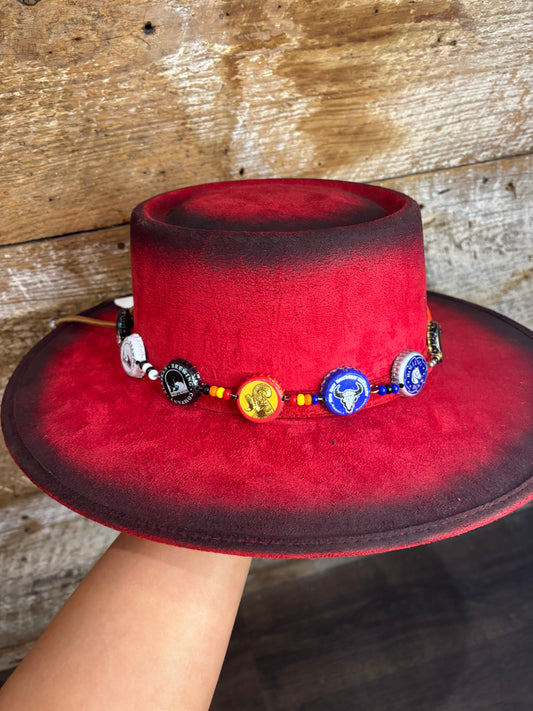 Handmade Peace Animal Bottle Cap Hat Band