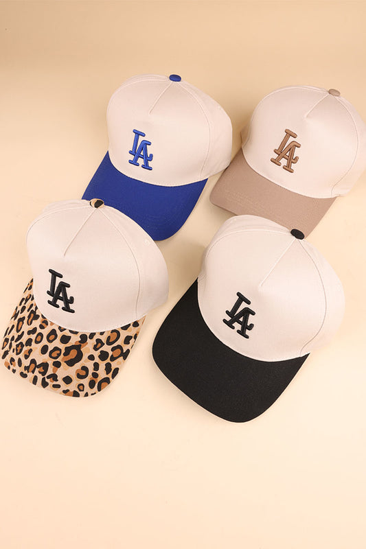 LA City Logo Canvas Trucker Hat