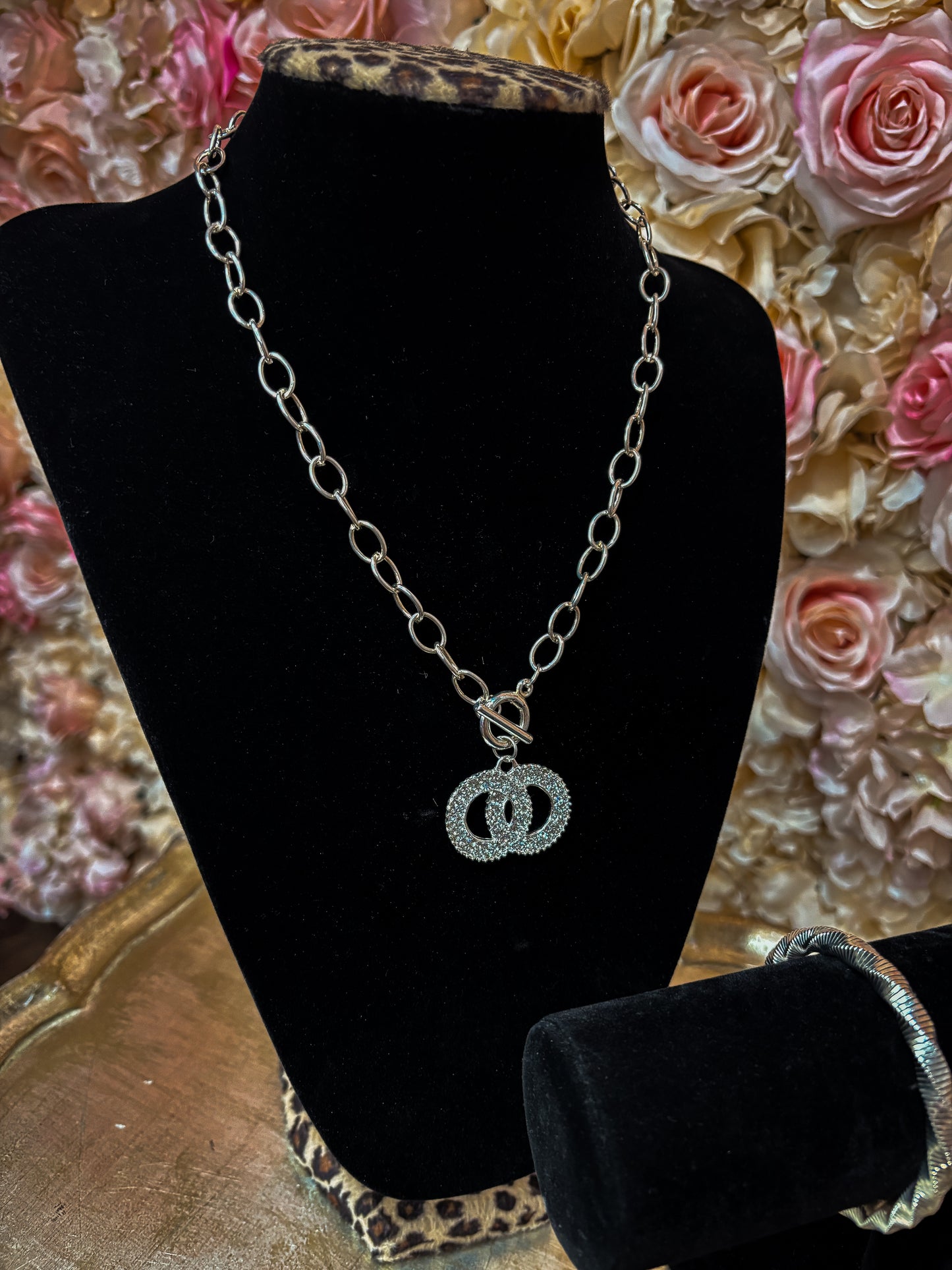 Double Link Bling Necklace