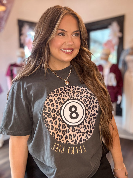Cheetah 8 Ball Graphic Tee