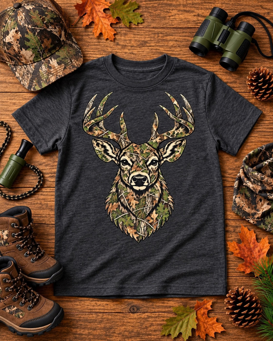 Camo Buck Graphic Tee