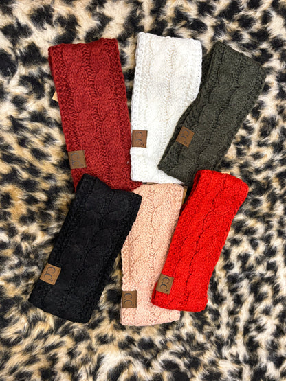 C.C Fur Lined Head Wraps