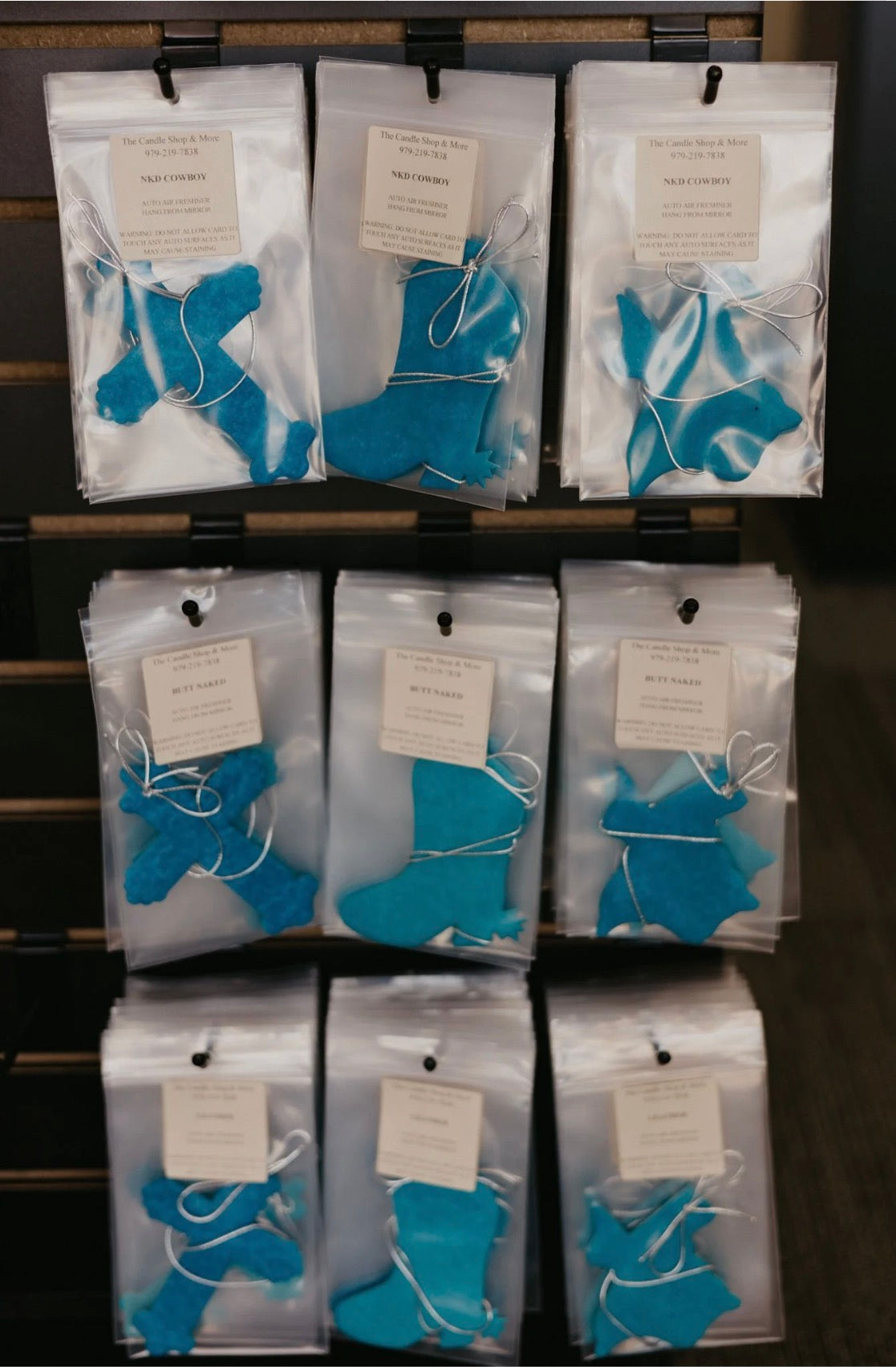 The Candle Shop & More Cardboard Auto Air Freshener
