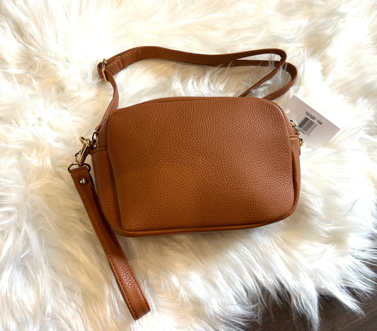 Classic Tan Leather Crossbody