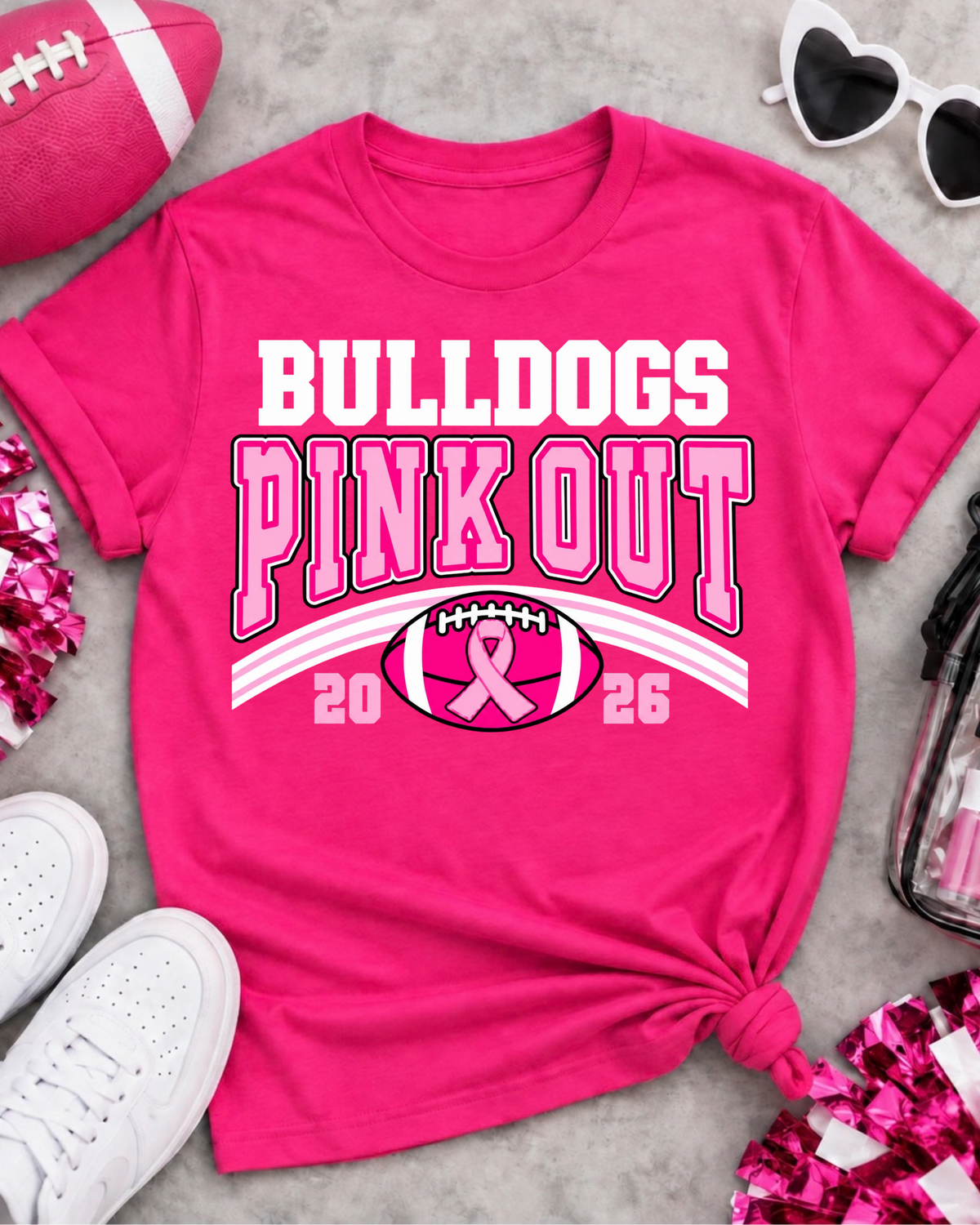 2026 PINK OUT Football Tee