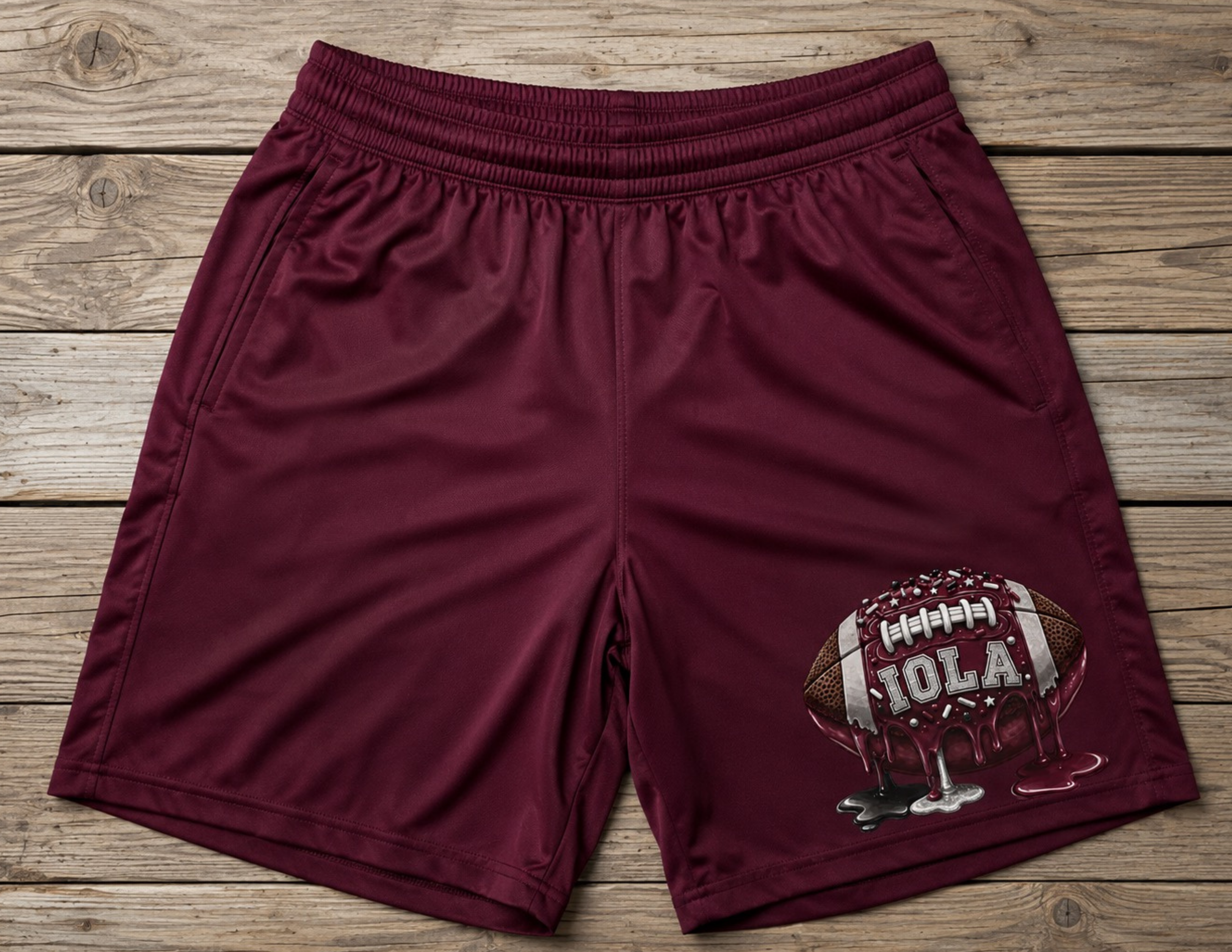 Custom Friday Night Football Drip Shorts