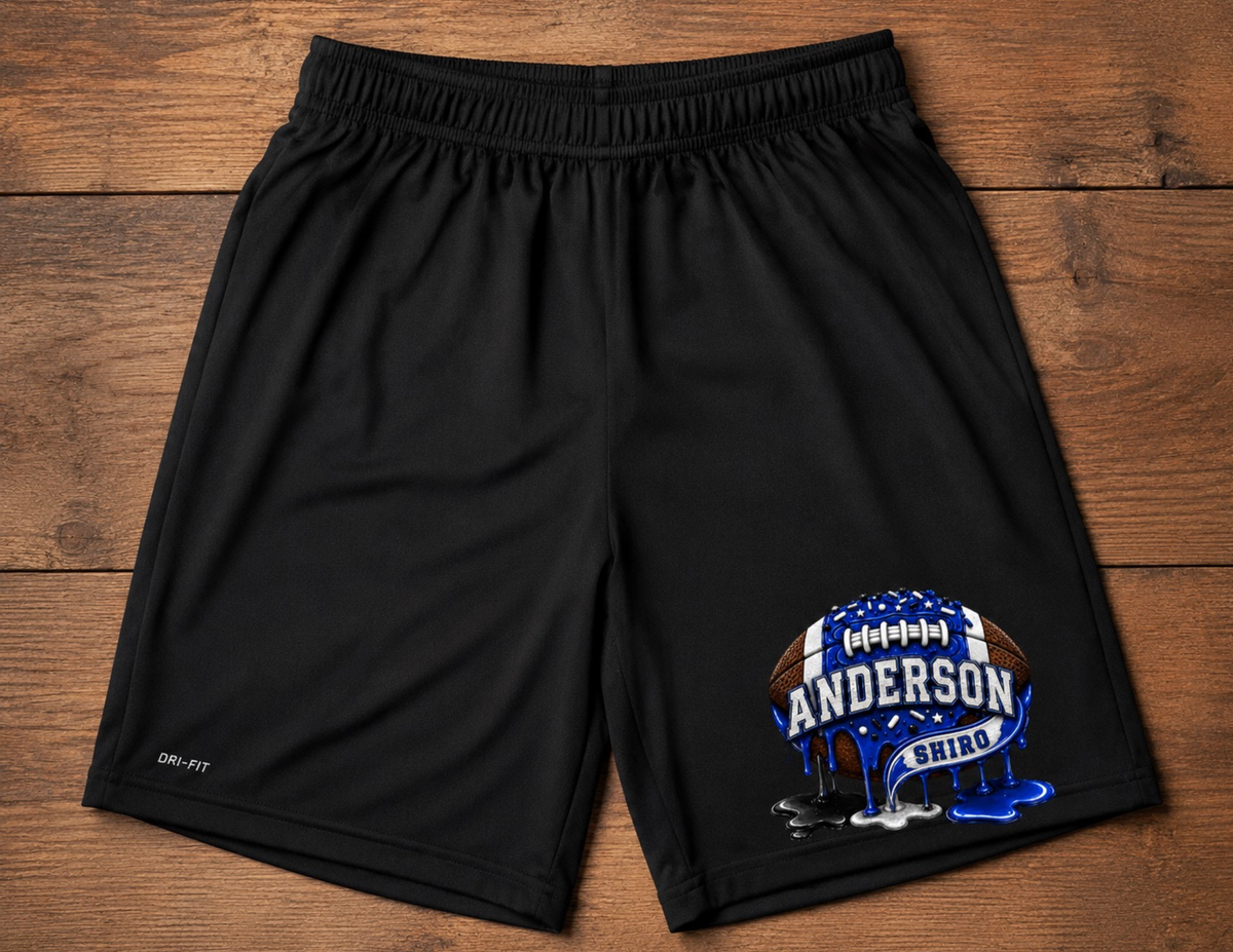 Custom Friday Night Football Drip Shorts
