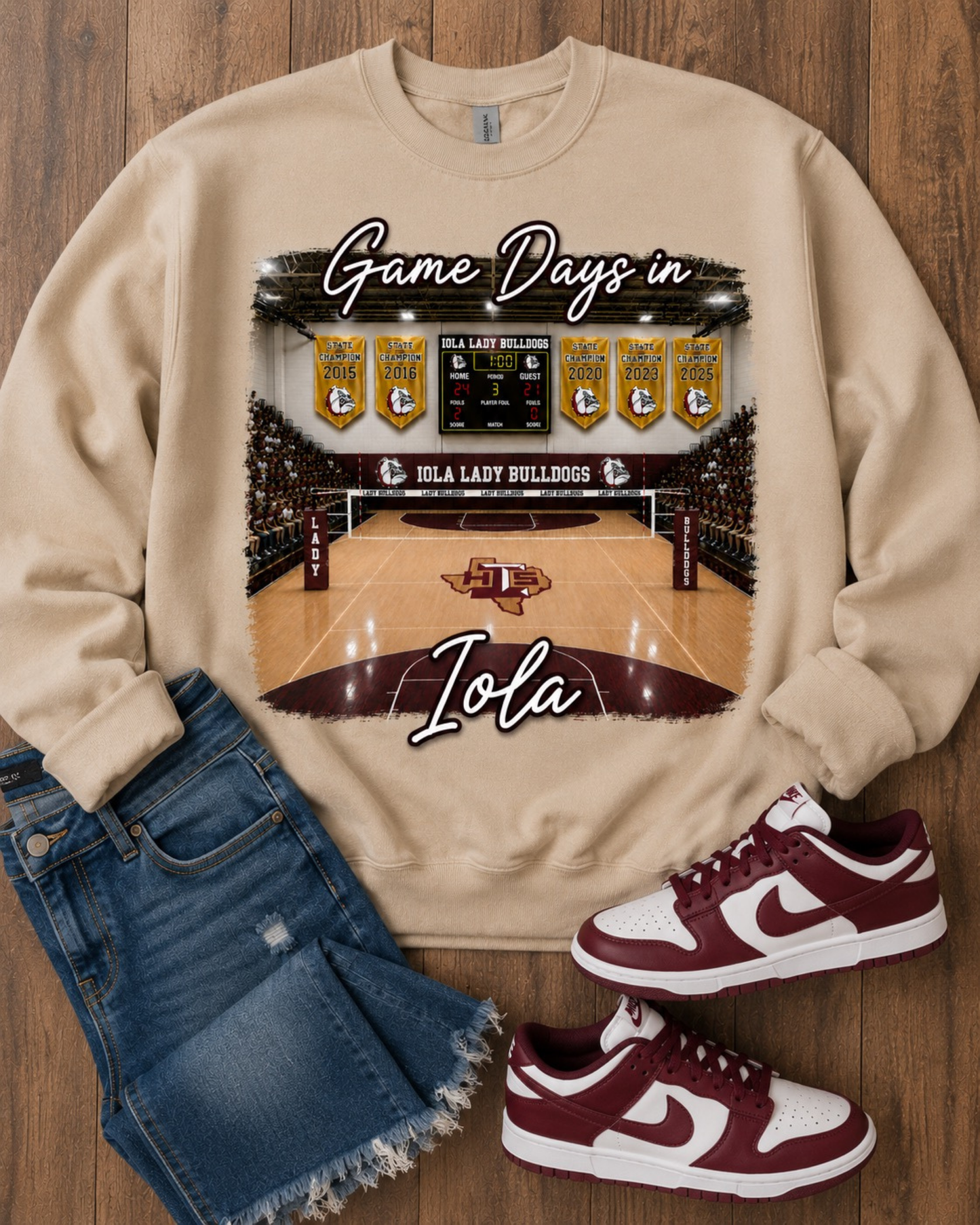 Game Days in Iola Sweatshirt