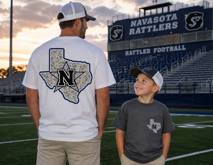 Custom Camo School Spirit Pocket Tee