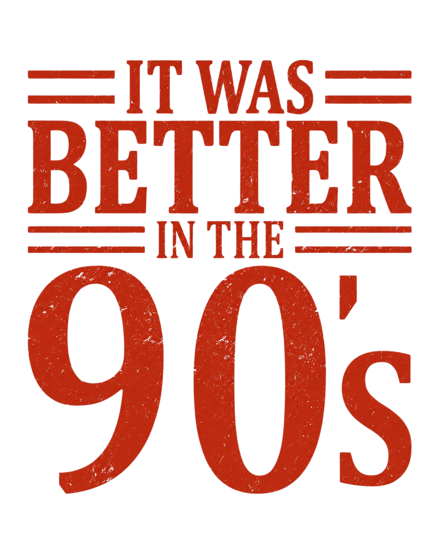 It Was Better in the 90’s Transfer