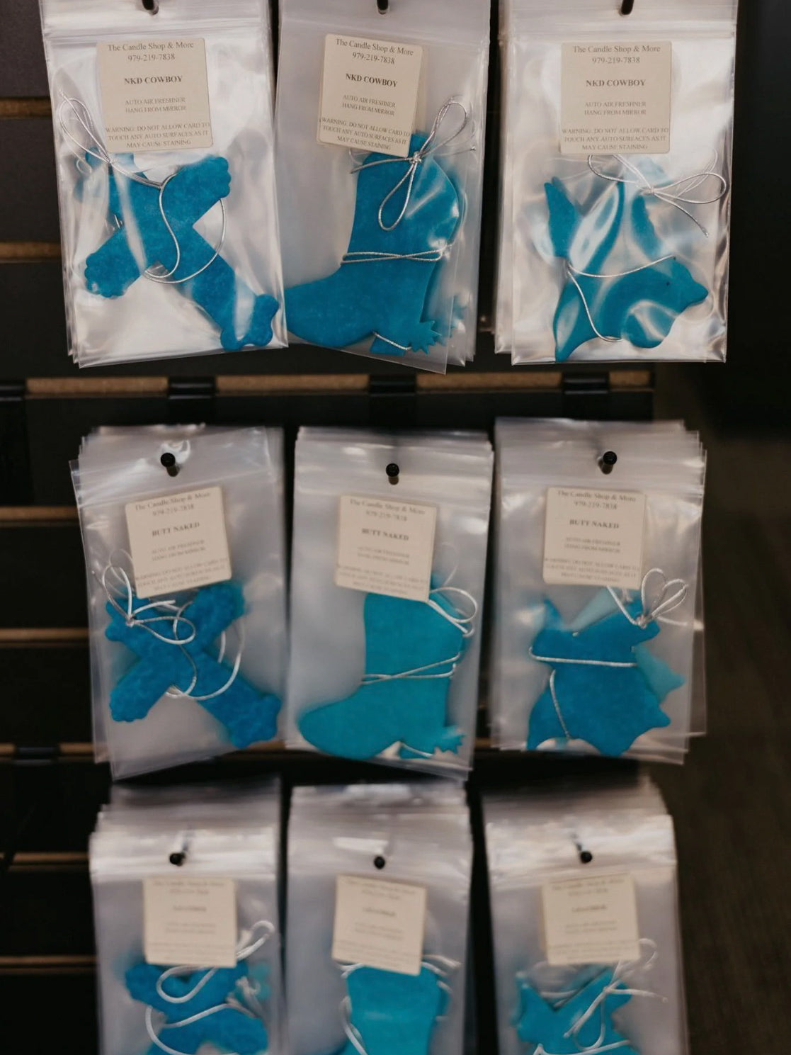 The Candle Shop & More Cardboard Auto Air Freshener