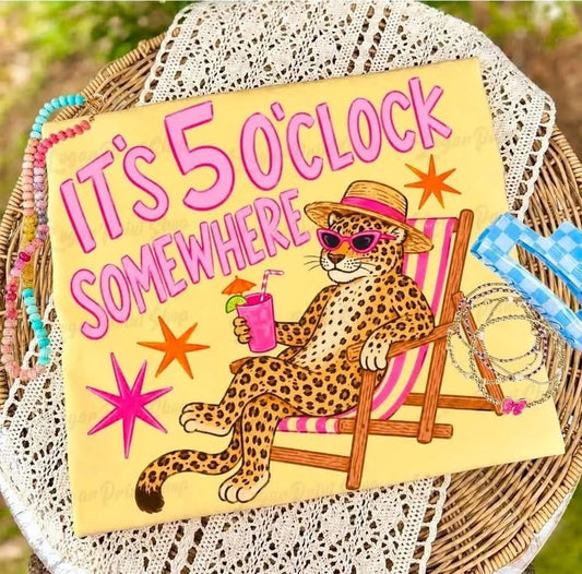 It’s 5 O’Clock Somewhere Graphic Tee