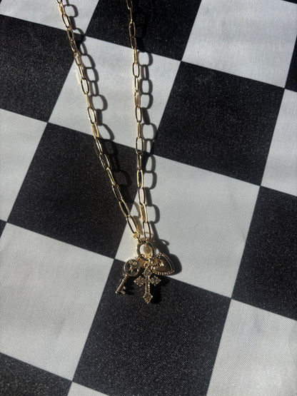 Juliet Crystal Pendant Necklace