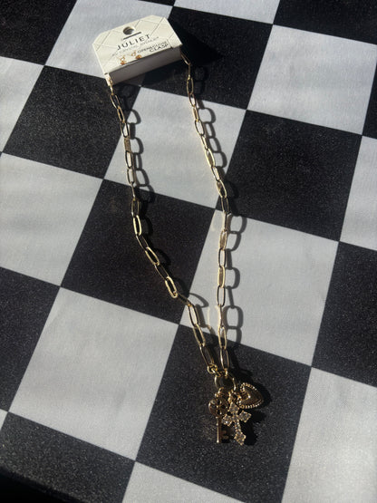 Juliet Crystal Pendant Necklace