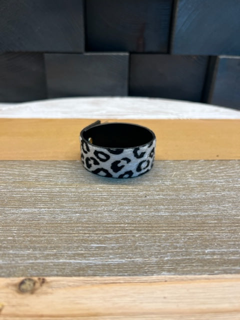 Cheetah Cowhide Bracelet