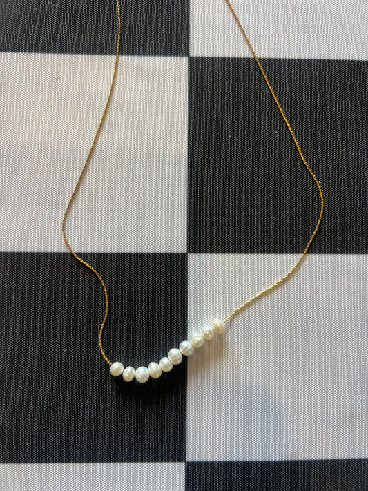 Pearl Perfection Goldtone Necklace