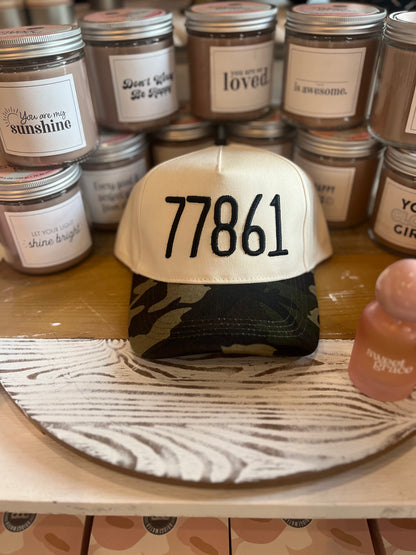 77861 Embroidered Canvas Hats
