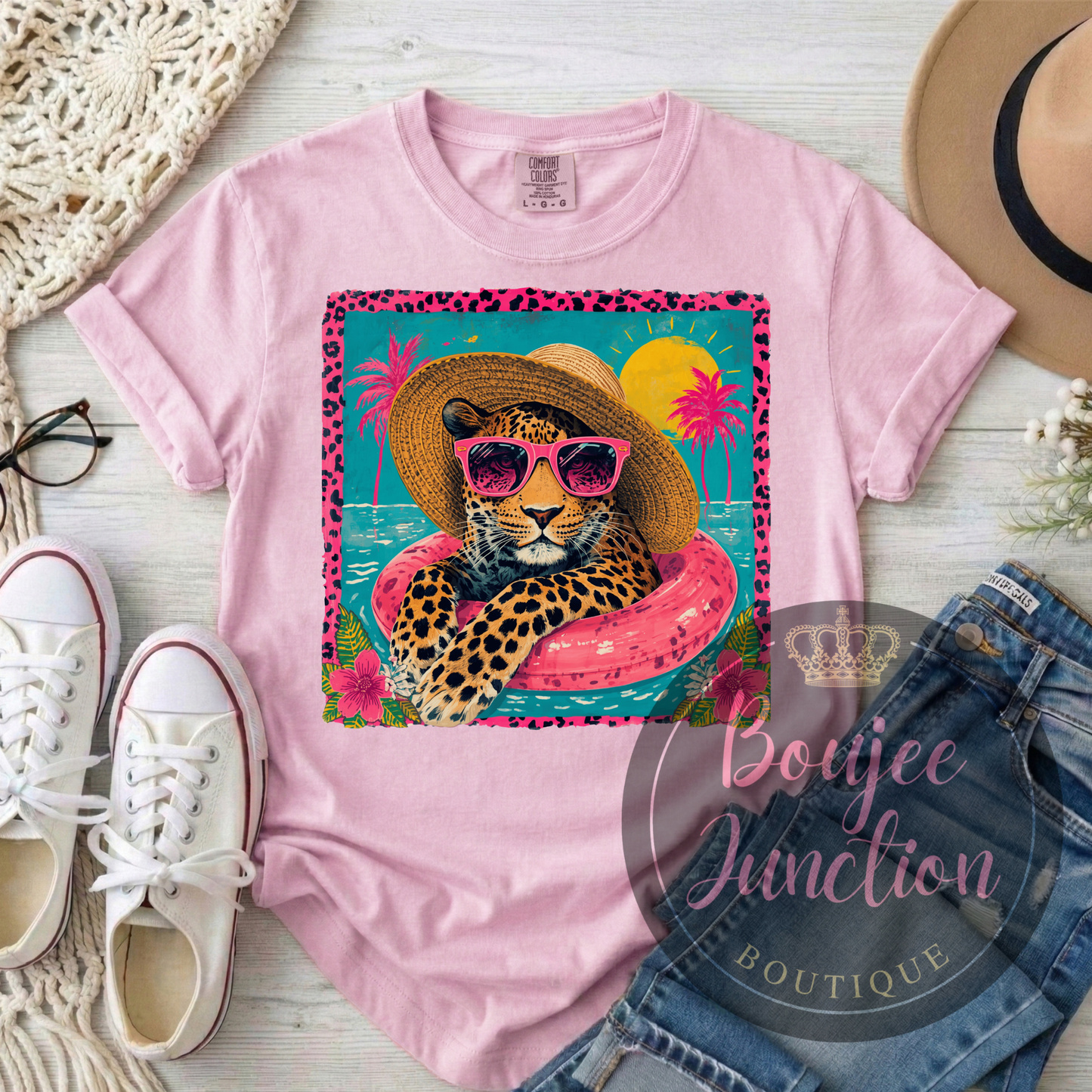 Cheetah Tubing Graphic Tee