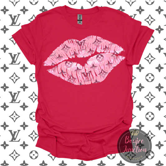 Boujee Kiss Valentine's Transfer