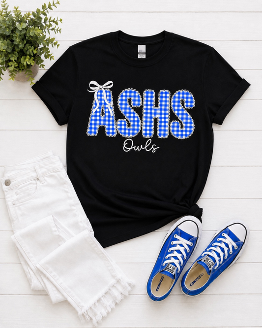ASHS Gingham Tee