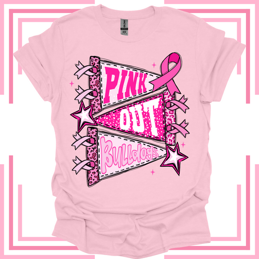 2025 PINK OUT Bulldogs Tee
