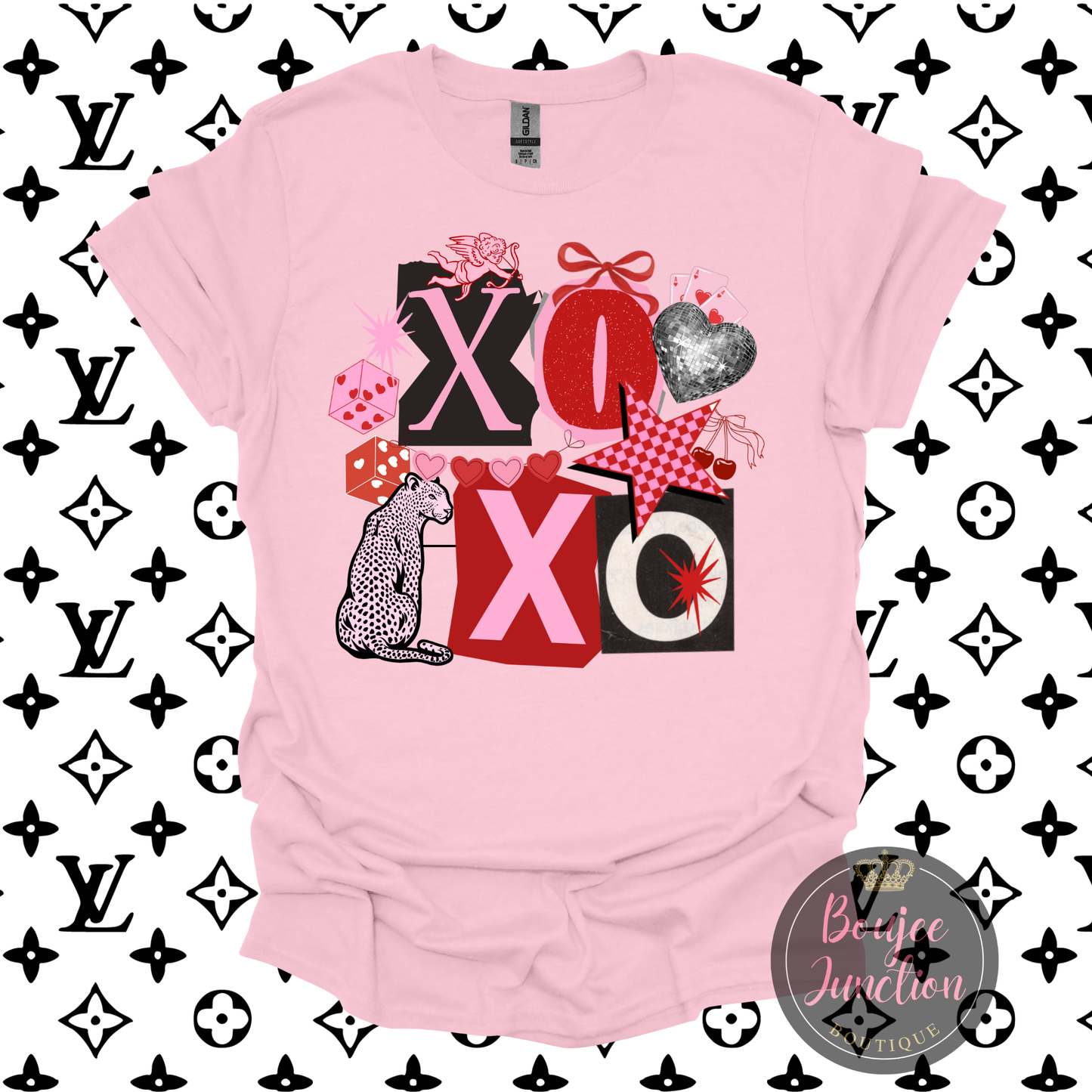 XOXO Dice Valentine's Transfer