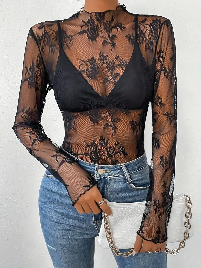 Lace Pattern Top