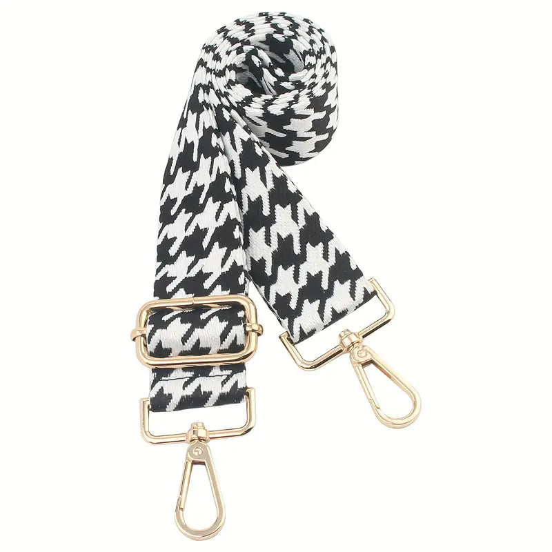 Houndstooth Purse Strap