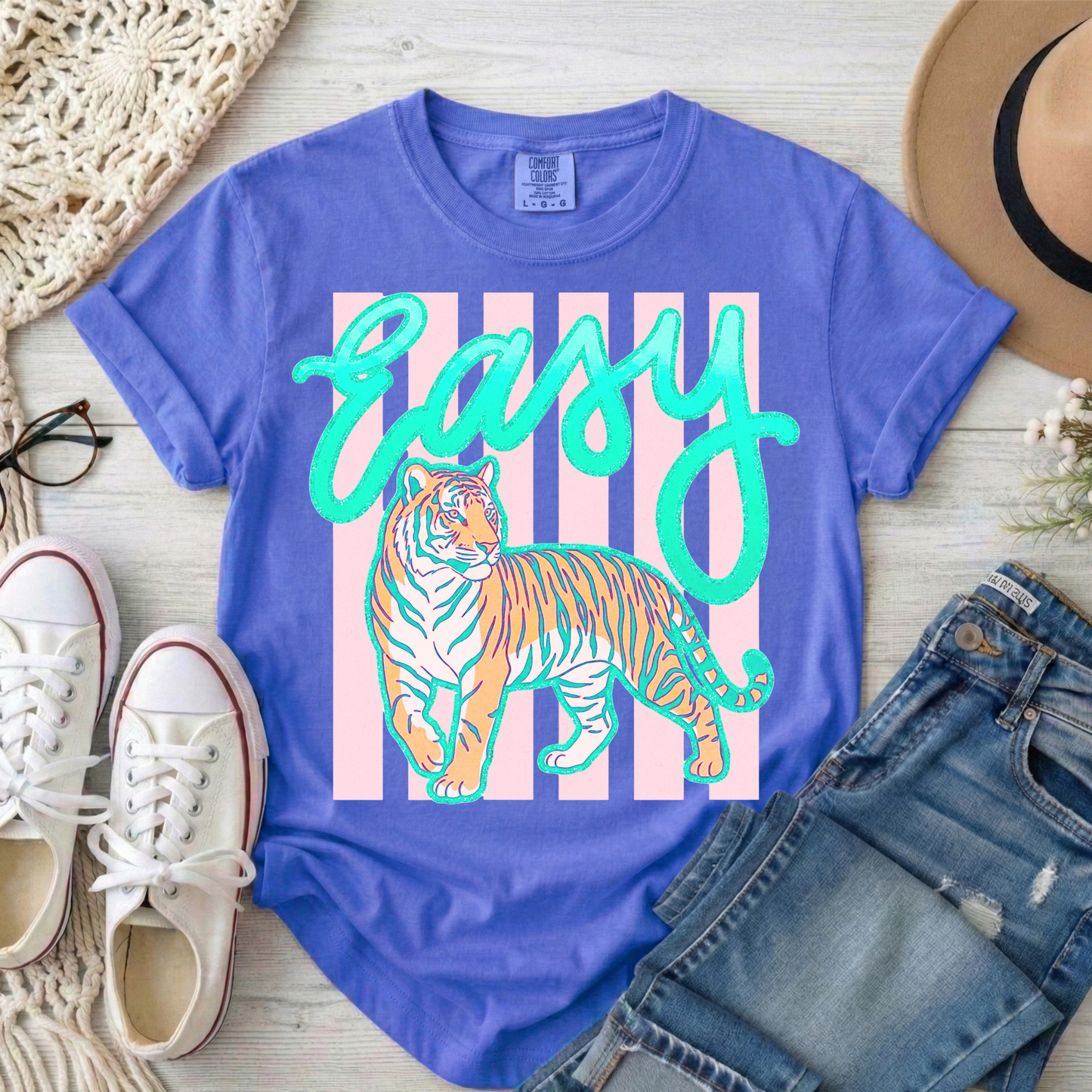 Teal-Easy Tiger Transfer