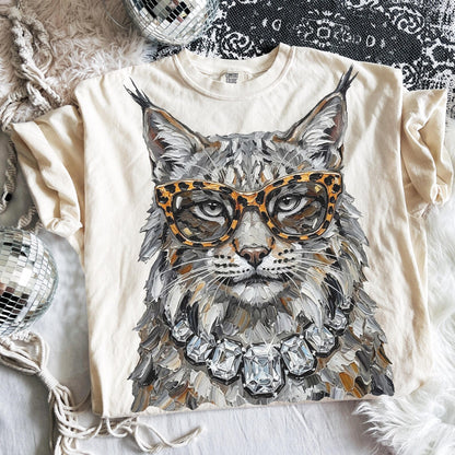 Glam Wildcat Mascot Graphic Tee