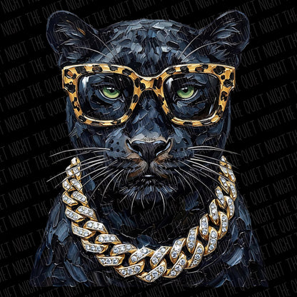 Glam Panther Mascot Graphic Tee