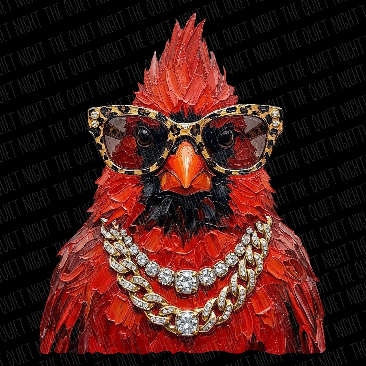 Glam Cardinal Mascot Graphic Tee