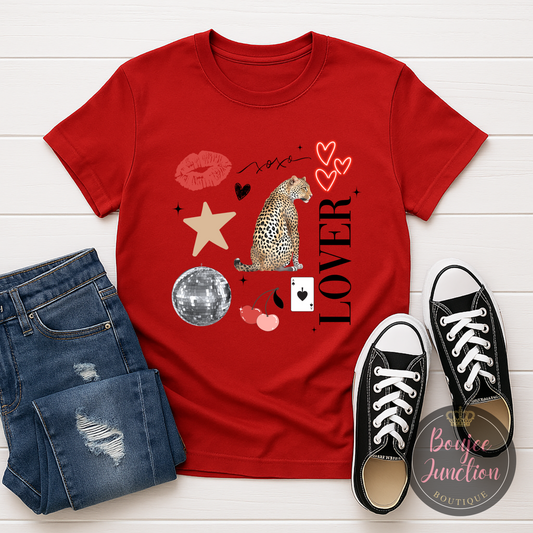 Leopard Lover Valentine's Tee