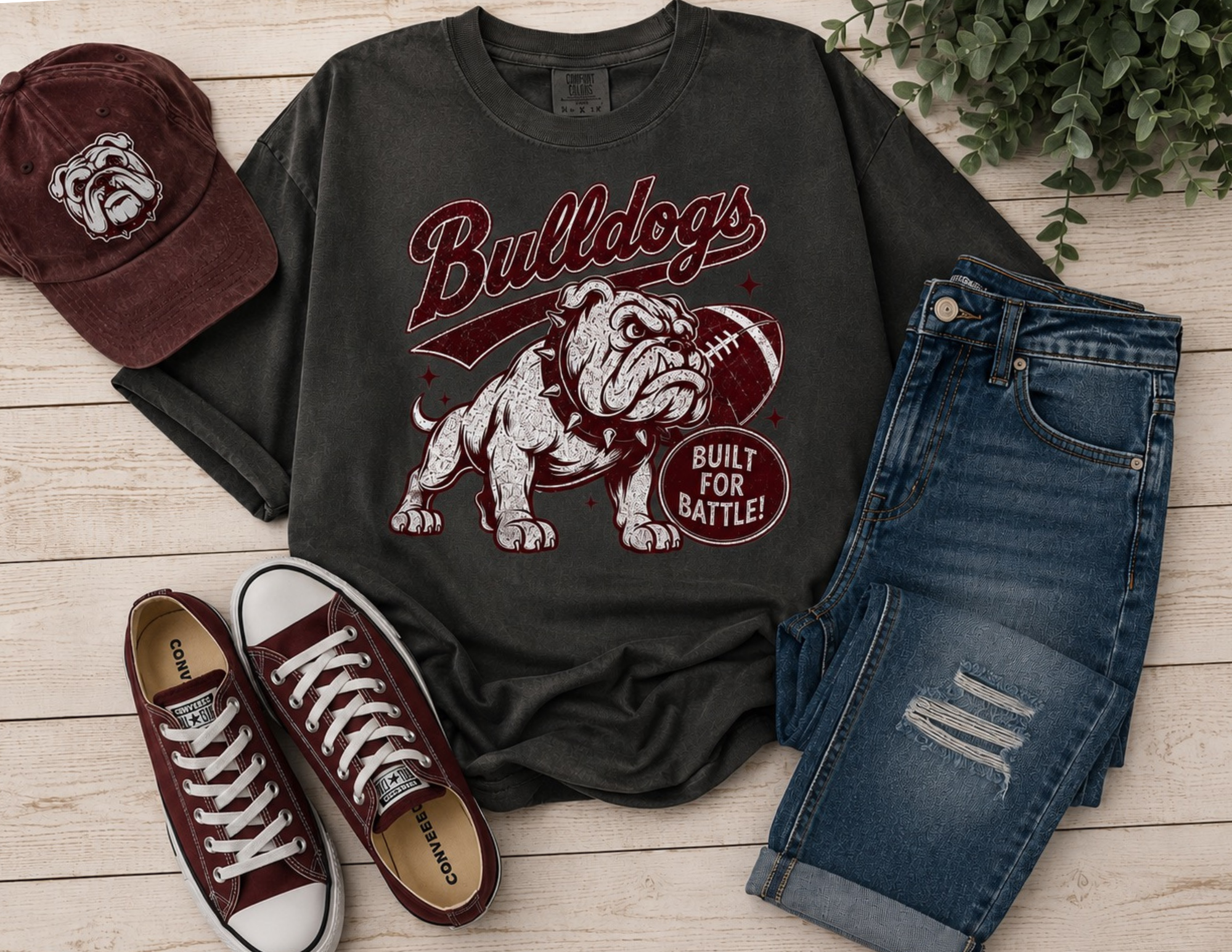 Built For Battle Football Tee